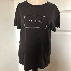 Be Kind Charcoal Crewneck Short Sleeve Tee